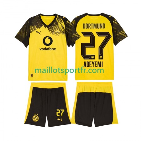 Maillot de Foot Borussia Dortmund Karim Adeyemi 27 Enfant Domicile 2025/26 Maillot de Foot Borussia Dortmund Karim Adeyemi 27 Enfant Domicile 2025/26